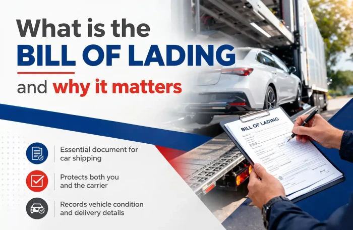 What a Bill of Lading Means in Car Shipping